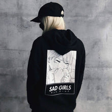 Load image into Gallery viewer, Otaku Anime Sad Girls Manga Printing Long-sleeved Anime Hoodie